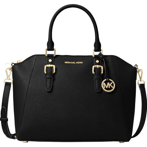 michael michael kors ciara large leather satchel|Ciara Large Saffiano Leather Satchel – Michael Kors Pre.